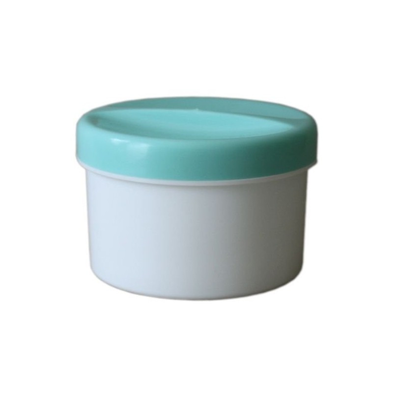 Prothesenbehälter mit Deckel und Einsatz