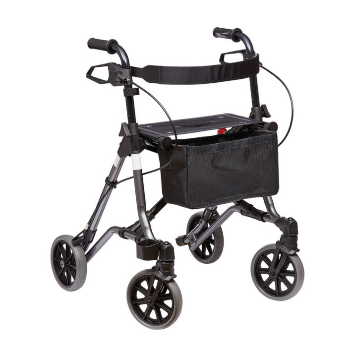 Rollator Dietz TAiMA M-Eco inkl. Netztasche, Rückenbügel & Stockhalter