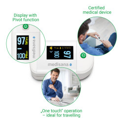 Pulsoximeter PM100 Connect Medisana